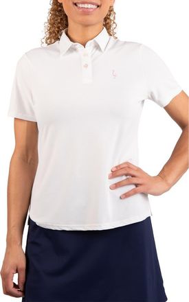 Tailorbyrd Textured Grid Polo in White at Nordstrom Rack, Size Medium