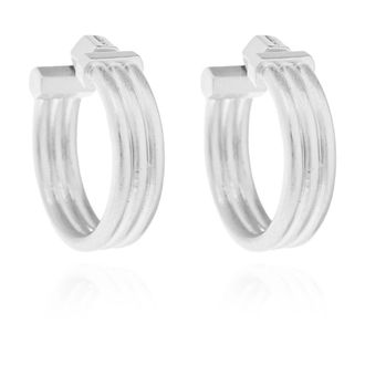 AllSaints Ronde Oorbellen - Dames - Oorbellen - Grijs - ONE Size - Accessoires