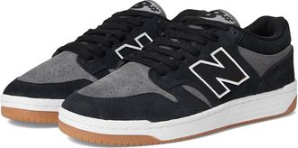 New Balance 480 Numeric Athletic Shoes Black/Grey : US Mens 7 - Womens 8.5 Medium, Suede
