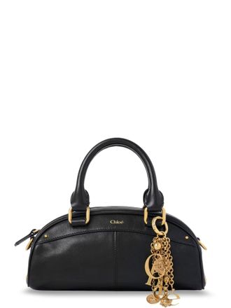 Chlo&eacute; Small Bowling Leather Crossbody Bag