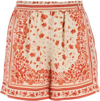 Fendi Multicolour Printed Silk Shorts