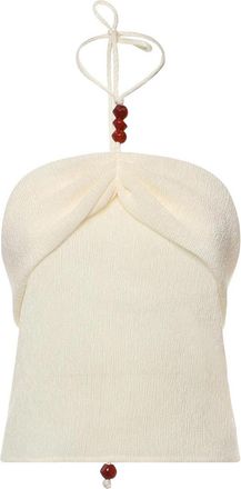 Magda Butrym Draped Top With Beads