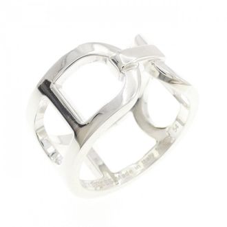 Herm&egrave;s Silver 925 Band Ring (Pre-Owned)