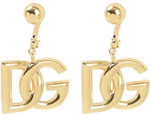Dolce & Gabbana Golden DG Logo Earrings