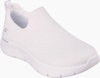 Skechers Womens Slip On Trainers - White - Size: 3.5