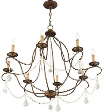 Livex Lighting Livex Chesterfield 8-Light Vbr Chandelier