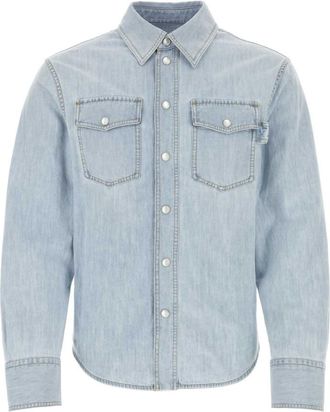 Bottega Veneta Denim Blue Shirt