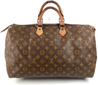 Louis Vuitton Brown Monogram Monogram Boston Bag Handbag Tote Bag (Pre-Owned)