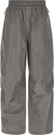 Alexander Wang Wide-Leg Joggers - female - Alexander Wang - Sweatpants - Gray - XS - Trousers