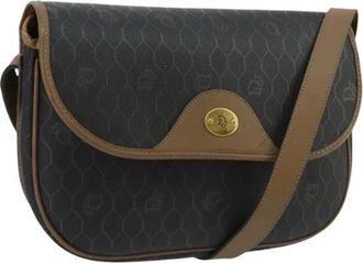Dior Pre-owned Cross Body Bags, female, Black, Size: ONE SIZE Pre-owned Vintage Shoulder Bag