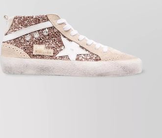 Golden Goose sleek low top sneakers with metal detailing