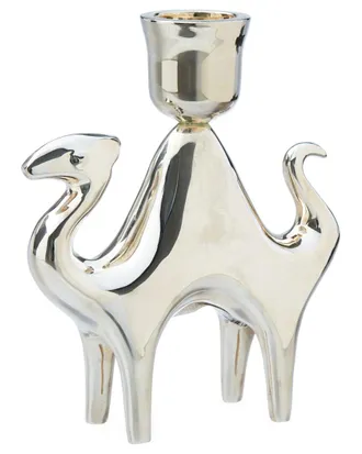 Jonathan Adler Silver Plated Candle Holder