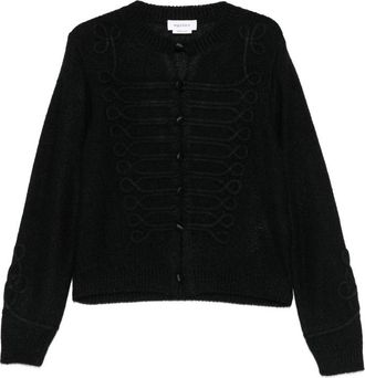 Alexander McQueen Braided-detail Button Cardigan