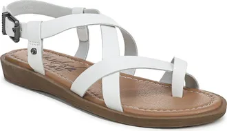 Blowfish Devon 3 Sandal in White Faux Leather at Nordstrom Rack, Size 6.5
