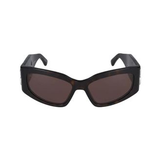 Balenciaga Sunglasses, female, Brown, 57 MM, Stylish Havana Brown Sunglasses