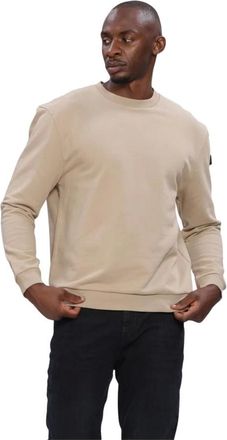 Peuterey Hoodies & sweatvesten, Heren, Beige, M, Katoen, Saidor B FW 03 Sweater