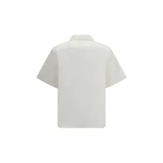 Prada Mens White Cotton Shirt