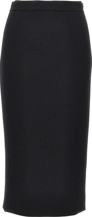 Dolce & Gabbana Stretch wool midi skirt Woman 42