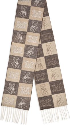Max Mara Womens Cashmere Fringed Scarf Cammello Kashmir-Capra Hircus Kashmir/capra Scarfs