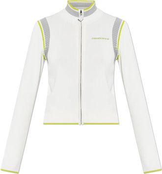 Casablanca Zip-throughs - Dames - Vesten met rits - Wit - M - Hoodies & sweatvesten