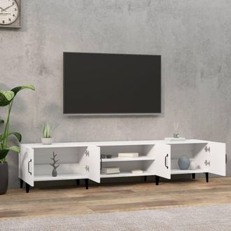 Berkfield Home TV Cabinet White 180x31.5x40 cm Engineered Wood
