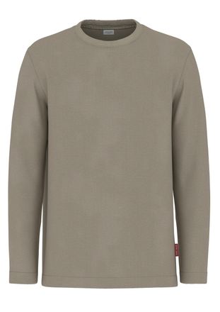 Joop Langarmshirt JOOP JEANS Darian, Herren, Gr. XXL, beige (medium beige), Single Jersey, Obermaterial: 100% Baumwolle, unifarben, regular fit normal, Run