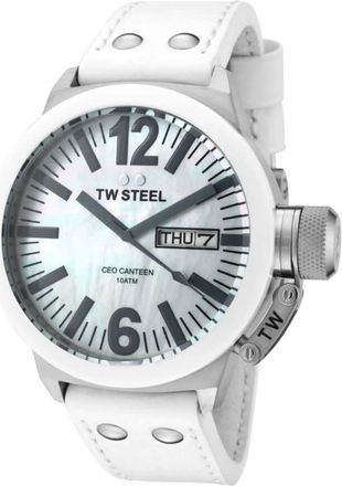 TW Steel Ceo Canteen Quartz White Dial Mens Watch CE1037