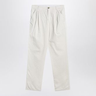 Brunello Cucinelli Brunello Cucinelli White Corduroy Pants
