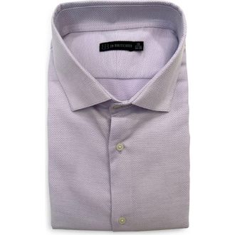 JB Britches Trim Fit Dress Shirt in Pink at Nordstrom, Size 14.5 - 32