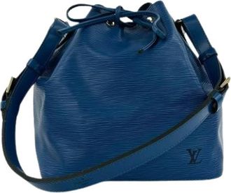 Louis Vuitton Pre-owned Petit Noe Epi Leather Shoulder Bag - Dames - Vintage Tas - Blauw - ONE Size - Leer - Vintage