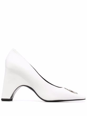 Coperni Pumps met logoplakkaat - Wit