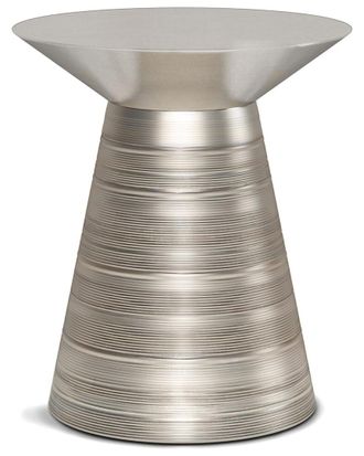 Simpli Home Sheridan Industrial 18In Metal Accent Side Table