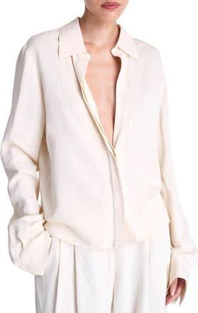 TWP Button Me Up Shirt in Bone at Nordstrom Rack, Size X-Large