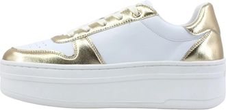 Guess Basket Ox - Dames - Sneakers - Wit - 39 EU - Schoenen