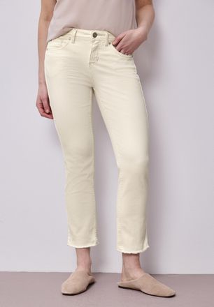 Street One Slim-fit-Jeans STREET ONE Style Tilly, Damen, Gr. 27, L&auml;nge 28, ecru soft washed, Denim/Jeans, Obermaterial: 92% Baumwolle, 6% Elastomultiester, 2% Ly