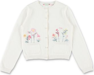 BONPOINT Pullover Wei&szlig;