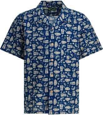 Montbell Cool Long Sleeve Zip Shirt - Heren - Korte mouwen Overhemden - Veelkleurig - XL - Overhemden