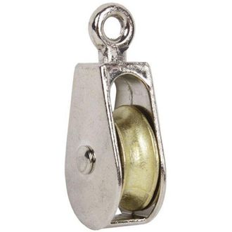 cofan Polea Simple Fija Niquelada (&oslash;30mm) Caja 25 Unid., Poleas Simples Fijas. Poleas De Una Roldana Con Medidas De Di&aacute;metro Desde 12 Hasta 40 Mm. - Cofan