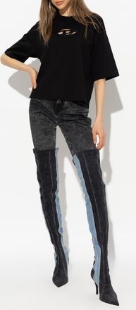 Diesel 2015 BABHILA L.30 Skinny Fit Jeans, Womens, Grey