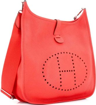 Herm&egrave;s Evelyne Bag Gen III Clemence GM crossbody bag - Roze