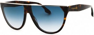 Victoria Beckham Sunglasses Rectangle Full Rim, Black Frame And Smoke Gradient Lens Vb682S001