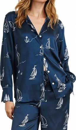Rails Ledger Shirt In Sailboats