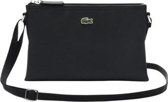 Lacoste L.12.12 Concept Platte Schoudertas - Dames - Schoudertassen - Zwart - ONE Size - Tassen