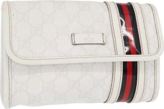 Gucci Pre-owned Clutches, female, White, Size: ONE SIZE Pre-owned Clutch