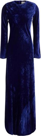Semicouture Mujer, Vestidos, Azul, Talla: M