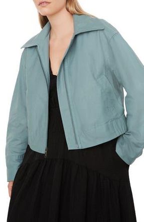 Vince Cotton Blend Flight Jacket in Horizon at Nordstrom Rack, Size 3X