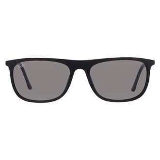Ray-Ban Ray Ban Dark Grey Rectangular Unisex Sunglasses RB2216 901/B1 58