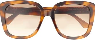 Moschino 55mm Square Sunglasses in Havana at Nordstrom Rack