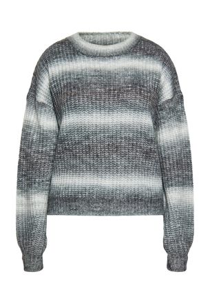 Usha Gebreide trui Dames Grijs Veelkleurig