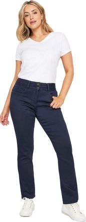 M&Co Womens Indigo Lift & Shape Straight Leg Jeans - Womens